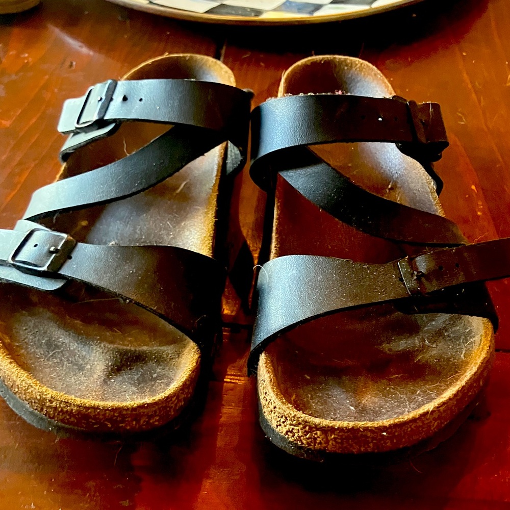 Birkenstock Black Strappy Sandals